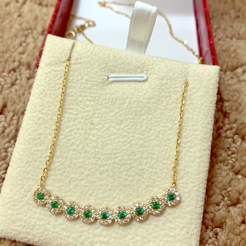 18k pure gold necklace